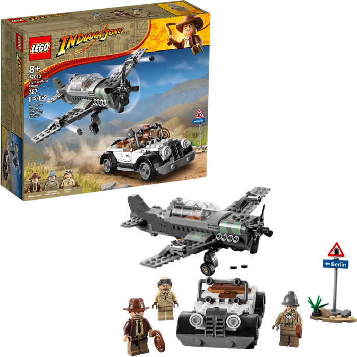 Lego Indiana Jones La poursuite en avion de combat (77012) visuel produit