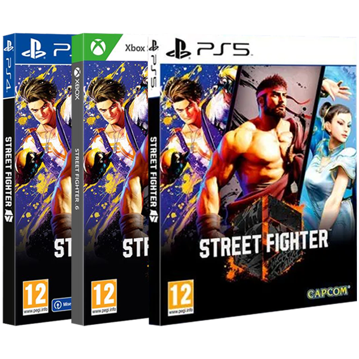 street fighter 6 steelbook ps5 xbox ps4