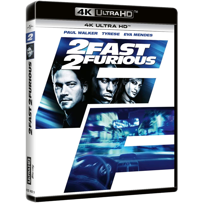 2 Fast 2 Furious Blu Ray 4K visuel produit