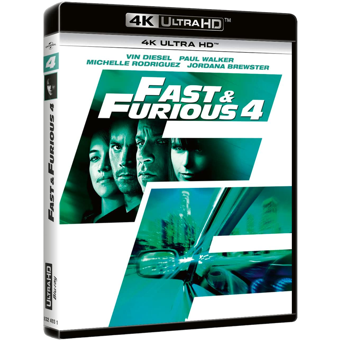 Fast and Furious 4 en Blu Ray 4K visuel produit