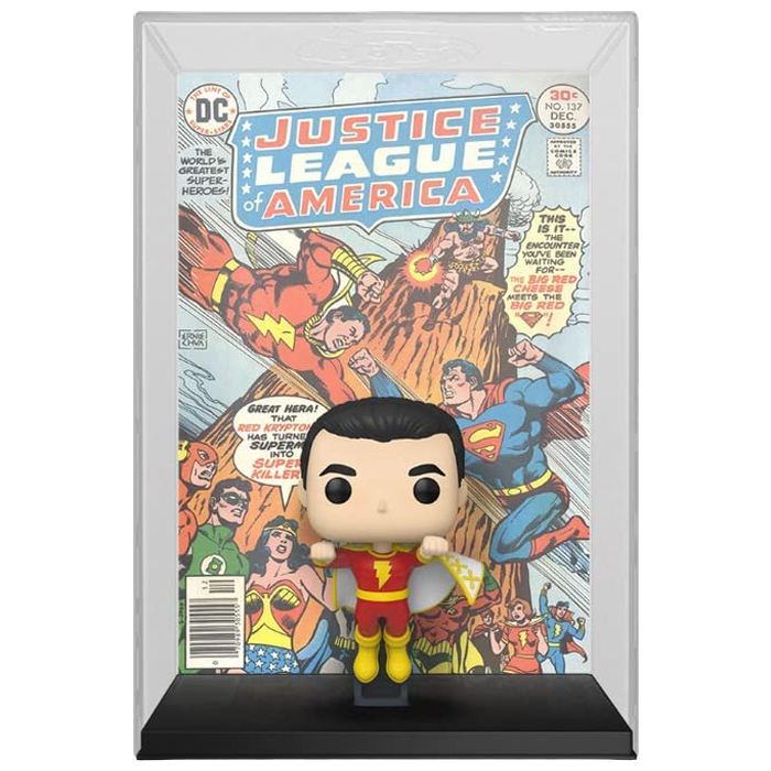funko pop comic cover dc shazam visuel produit