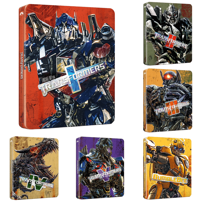 coffrets 6 films steelbook transformers visuel produit