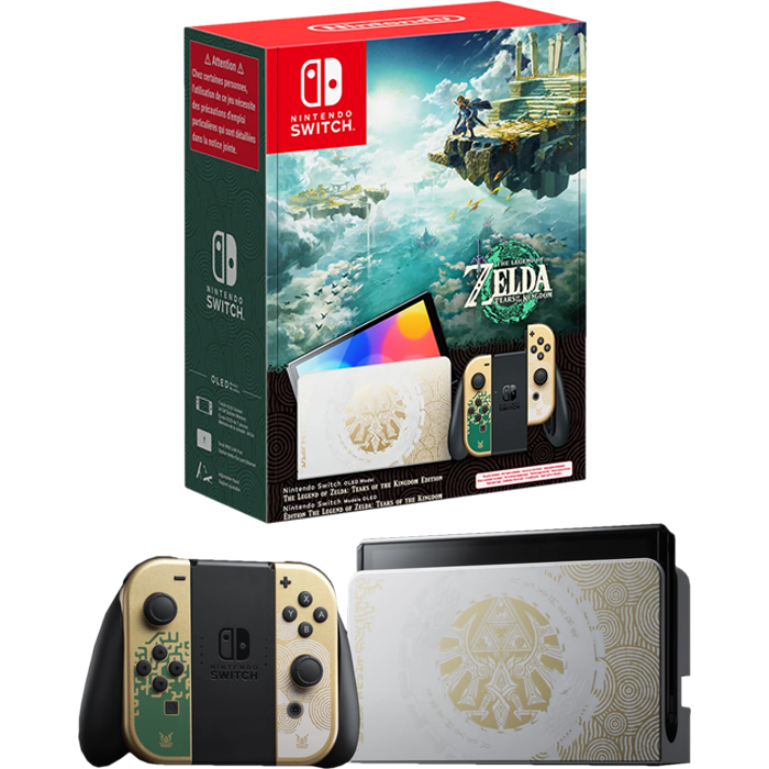Console Switch OLED Zelda Tears of The Kingdom visuel produit v2