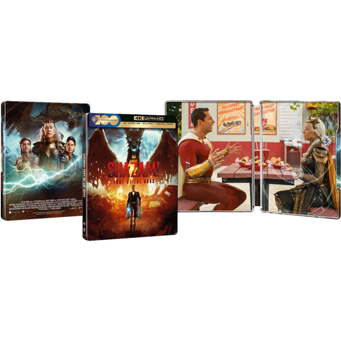 Shazam La Rage des Dieux 4K steelbook visuel provisoire