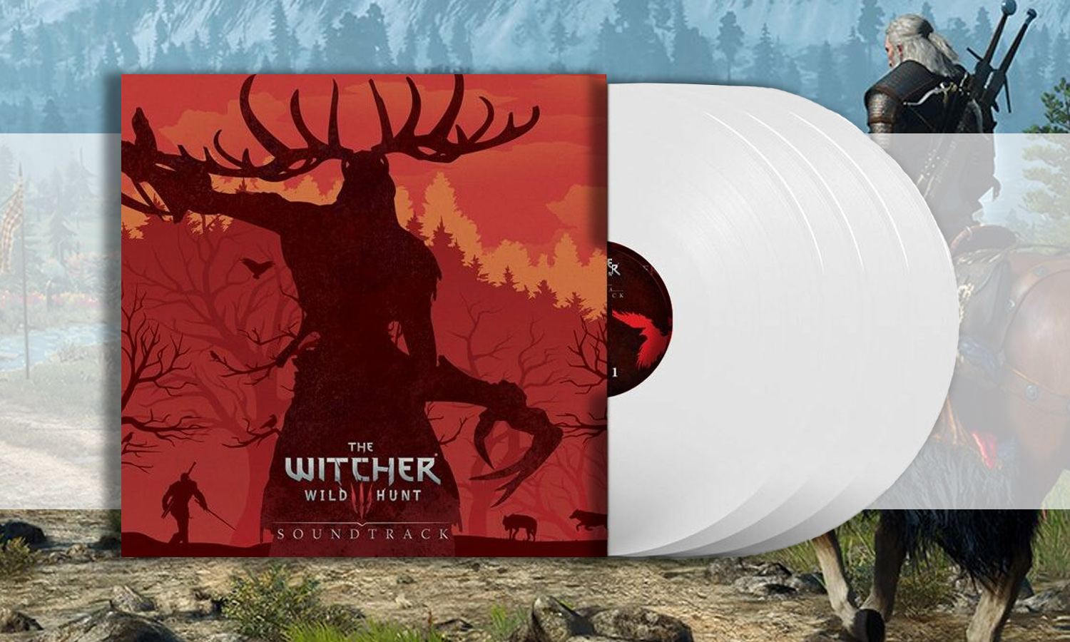 slider vinyles blanc the witcher 3