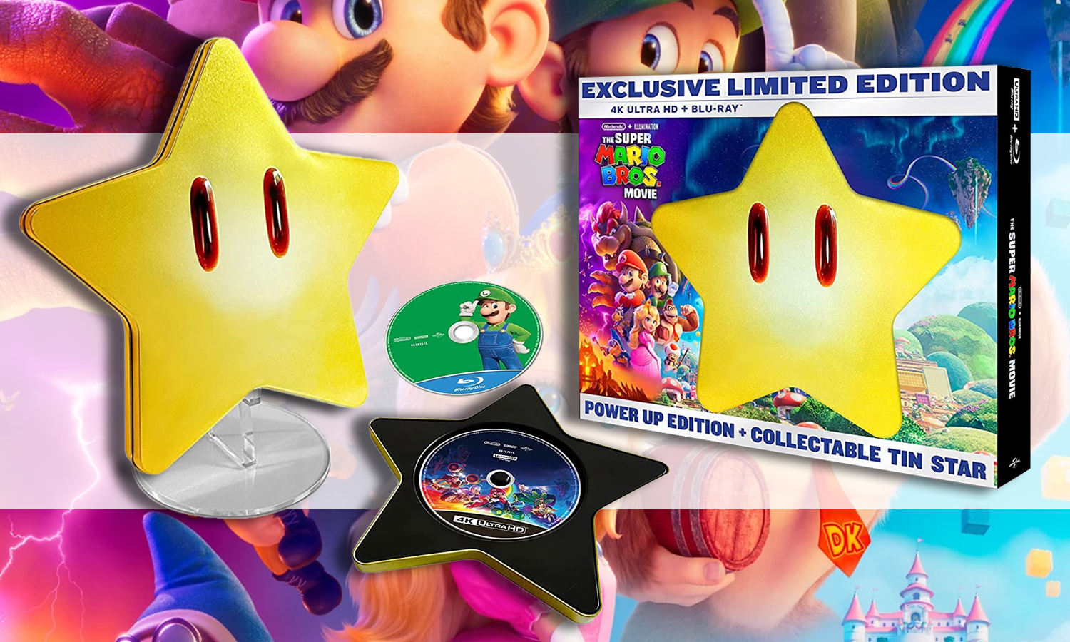 slider edition limitée 4k steelbook mario