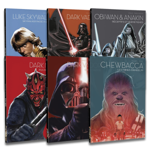 coffret star wars 2023 l'equilibre dans la force 6 tomes et 6 lithographies visuel produit