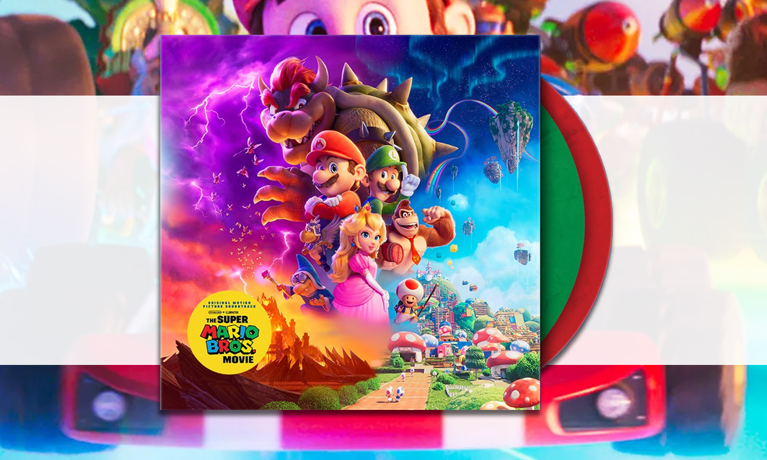 slider vinyle super mario bros le film