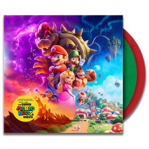 vinyle super mario bros le film rouge et vert visuel produit