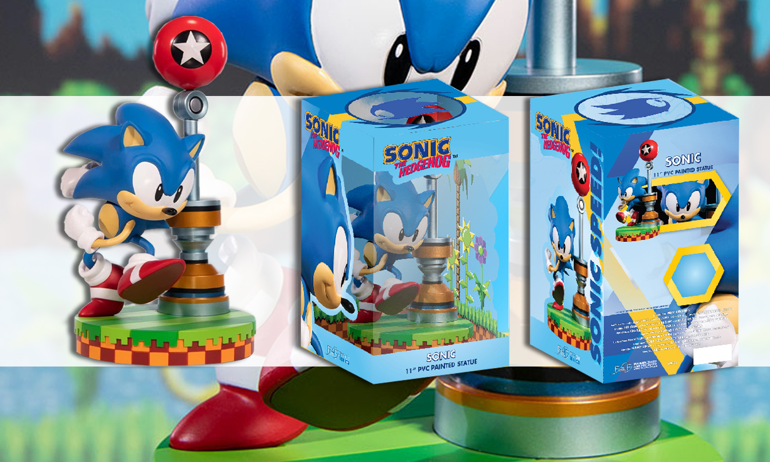 slider figurine sonic first 4 figures def