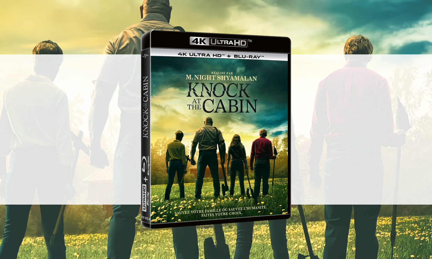 knock at the cabin blu ray 4k visuel slider horizontal