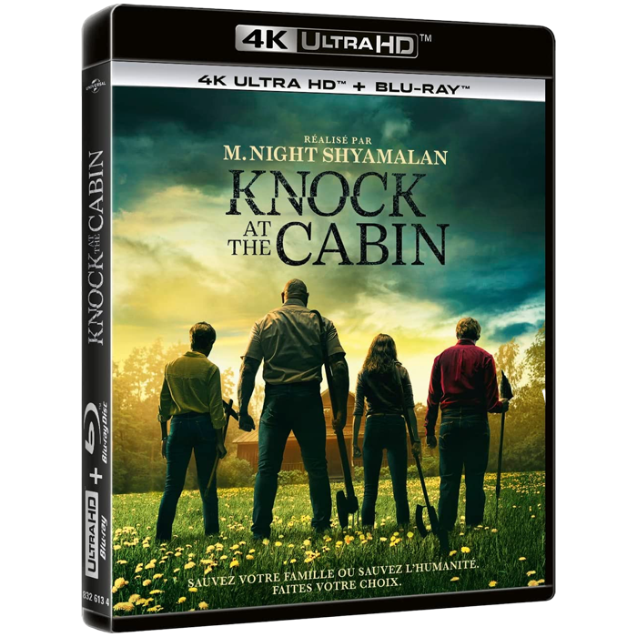 knock at the cabin blu ray 4k visuel produit