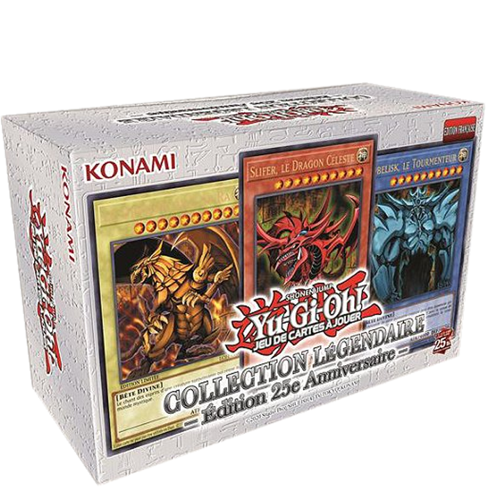 Coffret Yu Gi Oh Collection Legendaire 25e Anniversaire visuel produit