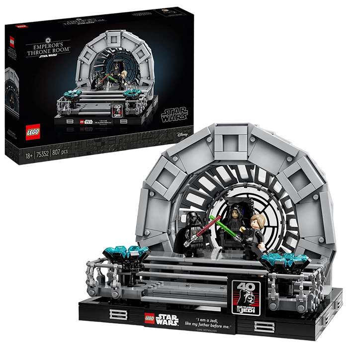 lego star wars diorama salle du trone 75352 visuel produit