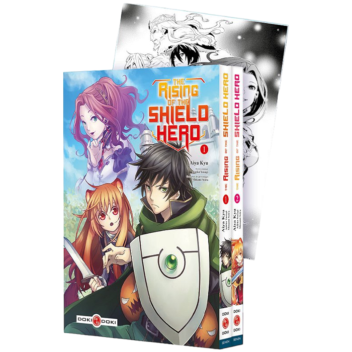 Pack Rising of the Shield Hero vol 1 et 2 visuel produit
