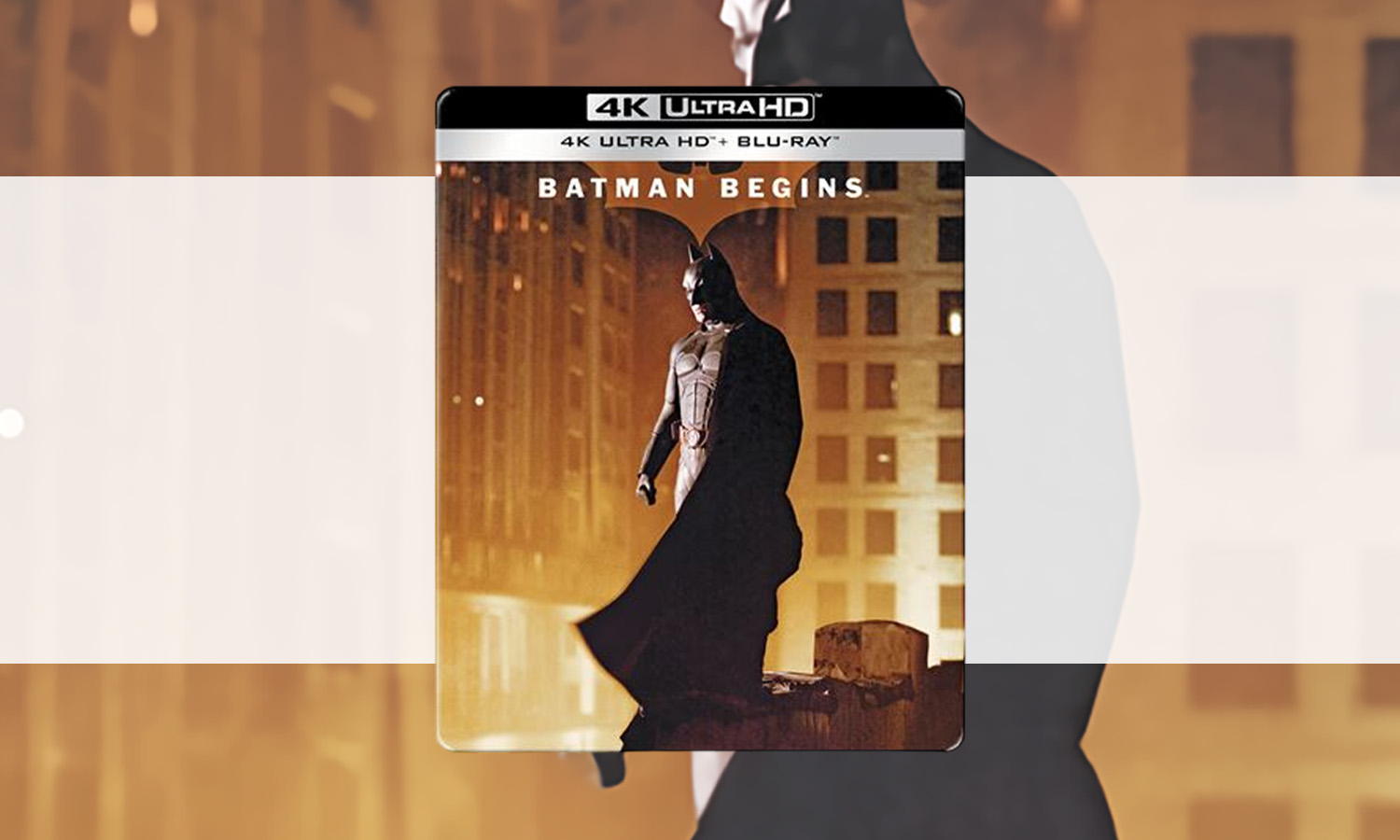 batman begins steelbook blu ray 4K visuel slider horizontal