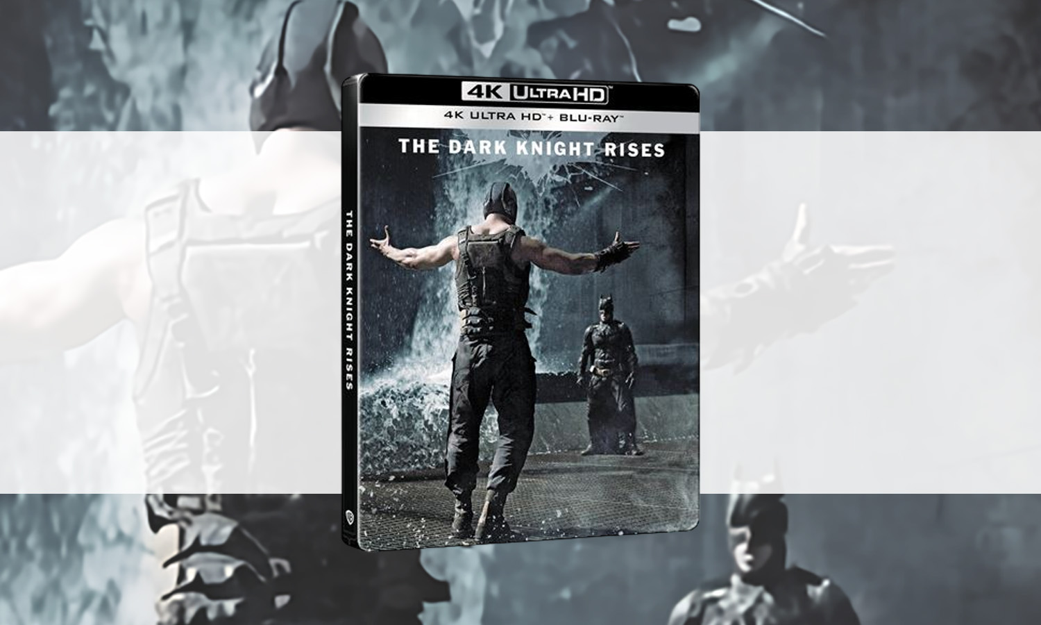 batman the dark knight rises steelbook blu ray 4K visuel slider horizontal