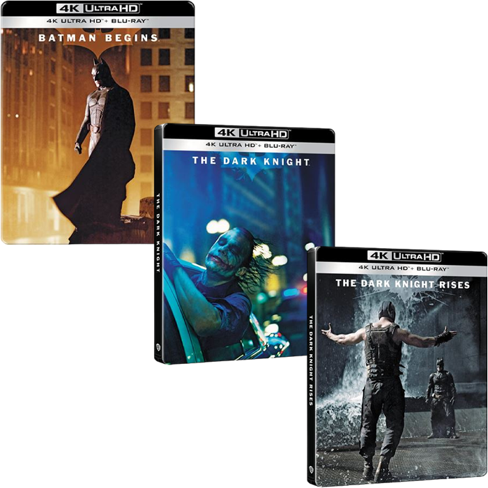 selection Batman nolan steelbook 4K visuel produit