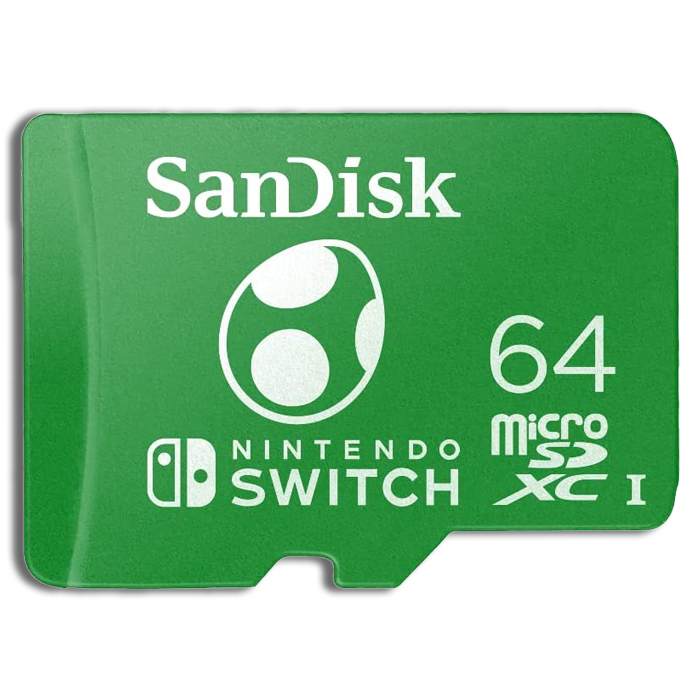 carte sd 64 go yoshi nintendo visuel produit