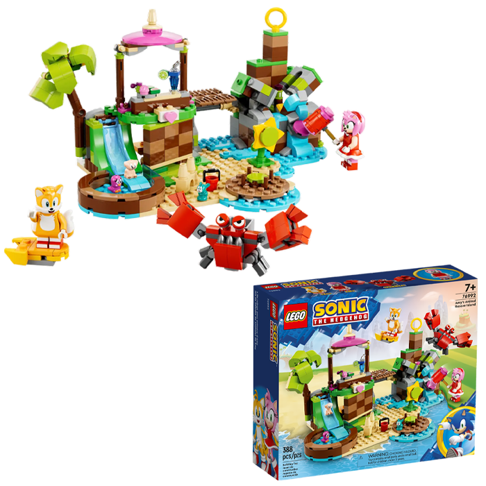 lego sonic amys rescue village 76992 visuel produit