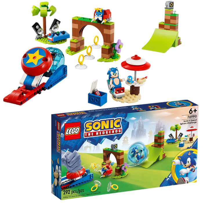 lego sonic speed sphere challenge 76990 visuel produit