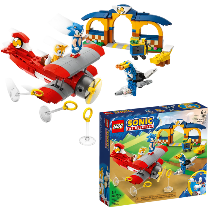 lego sonic tails workshop 76991 visuel produit