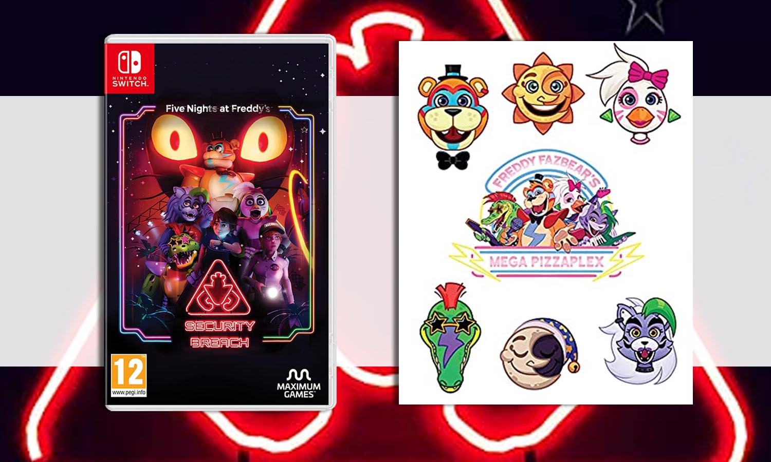 slider five night at security breach switch