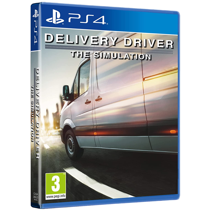 delivery driver the simulation ps4 visuel produit