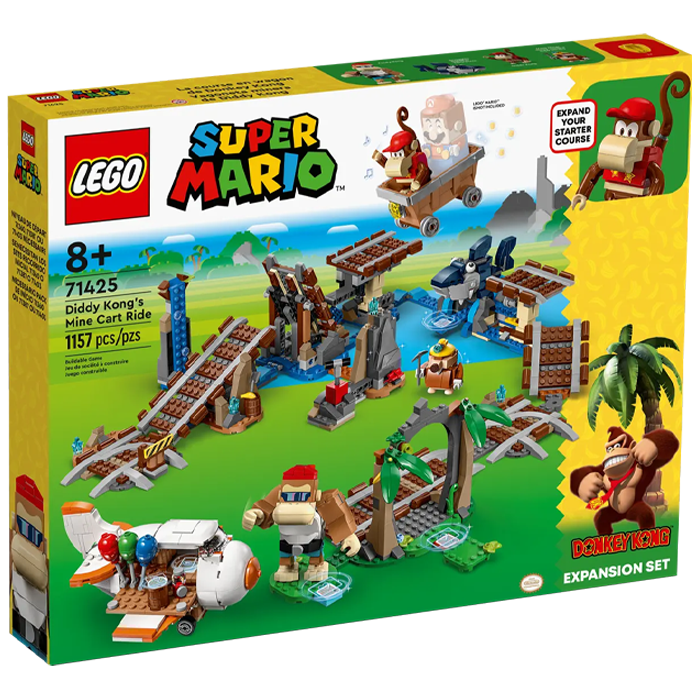 lego super mario donkey kong mine cart (71425) visuel produit