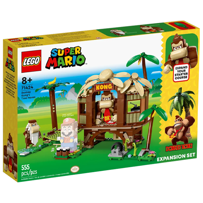 lego super mario donkey kong tree house (71424) visuel produit