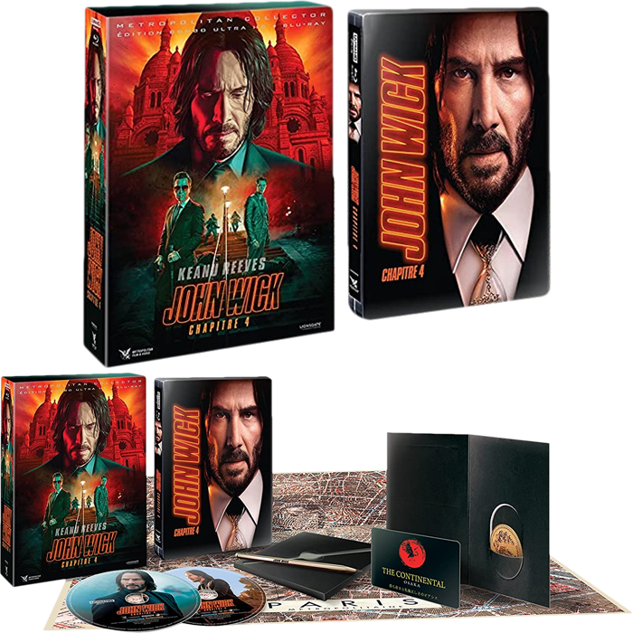 John Wick 4 Blu Ray 4K Collector Steelbook visuel produit provisoire 2