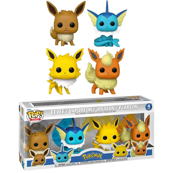 funko pop 4 pack Eeveelutions visuel produit