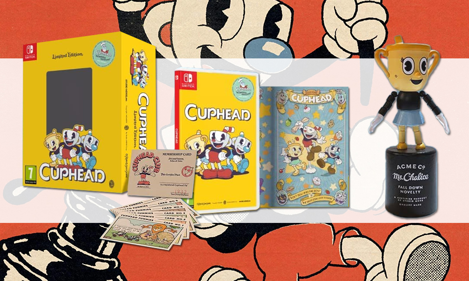 slider cuphead edition limitée switch