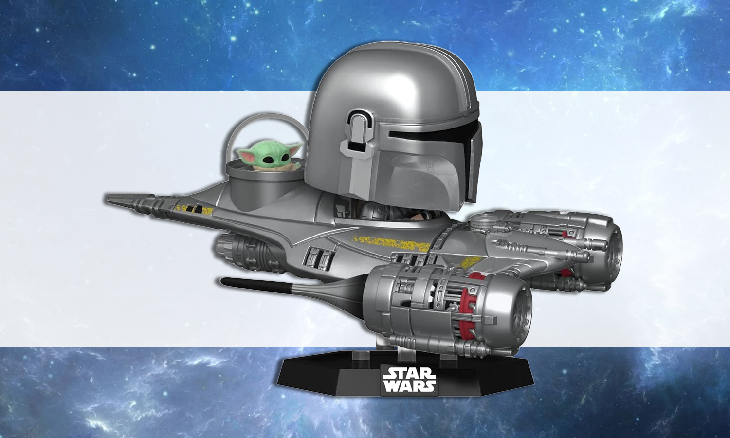 slider funko pop rider mandalorian grogu deluxe excu amazon