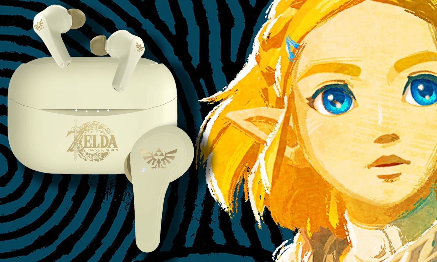 slider écouteurs zelda tears of the kingdom blanc