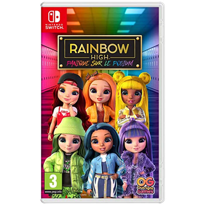 rainbow high panique sur le podium switch visuel produit