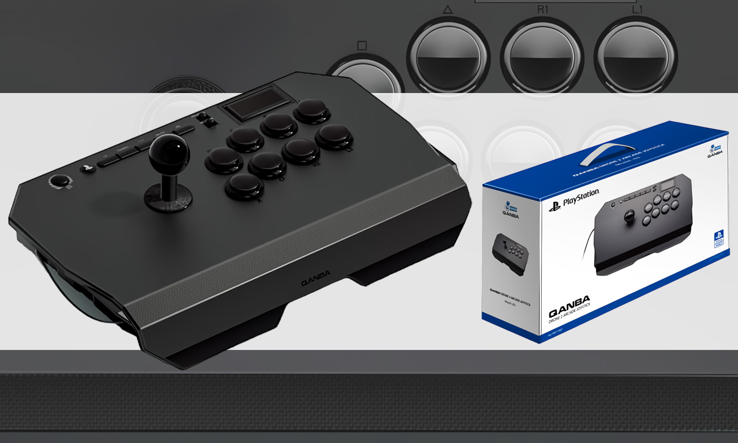 Joystick Qanba Drone 2 ps5 ps4 pc visuel slider horizontal