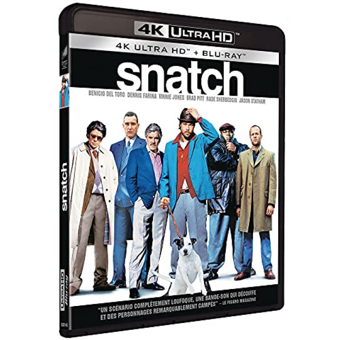 snatch en blu ray 4k blu ray visuel produit