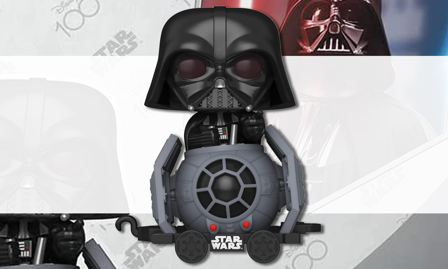 slider funko pop 100 ans disney dark vador train