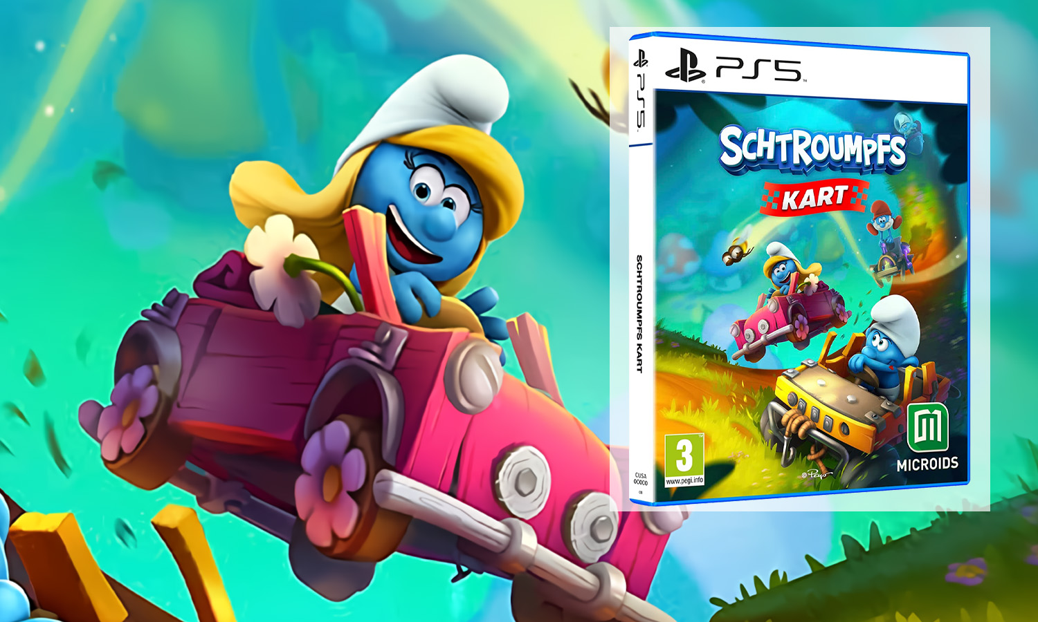 Schtroumpfs Kart PS5 visuel slider