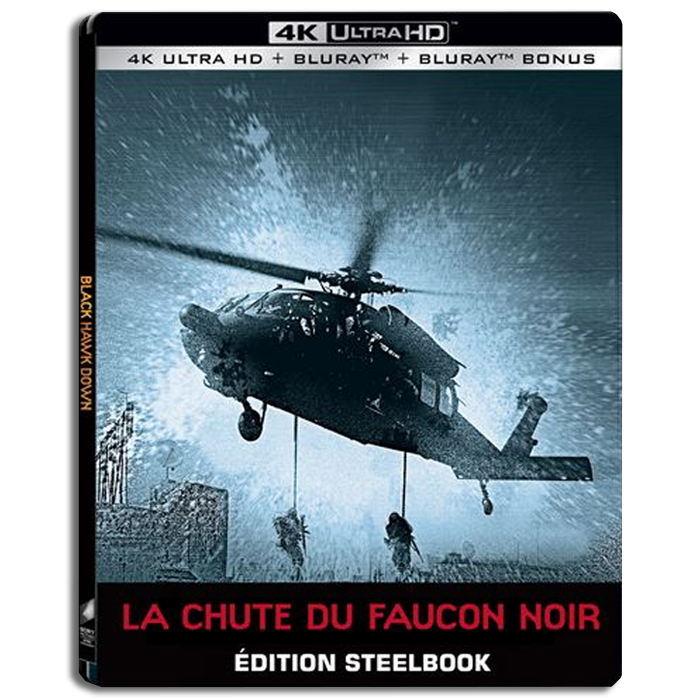 la chute du faucon noir blu ray 4k steelbook definitif