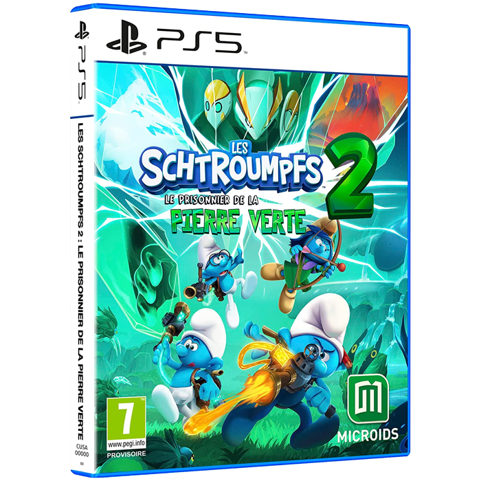 les schtroumpfs 2 le prisonnier de la pierre verte ps5 visuel produit
