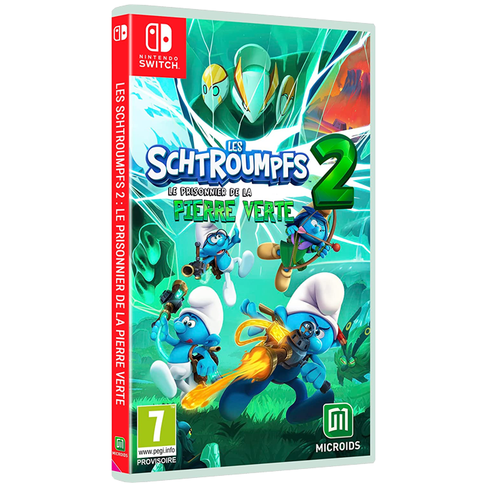 les schtroumpfs 2 le prisonnier de la pierre verte switch visuel produit