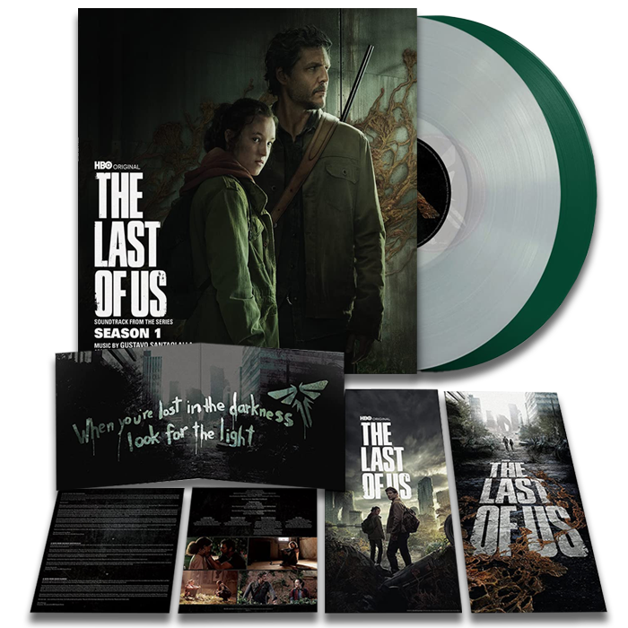 vinyles verts transparents the last of us visuel produit définitif
