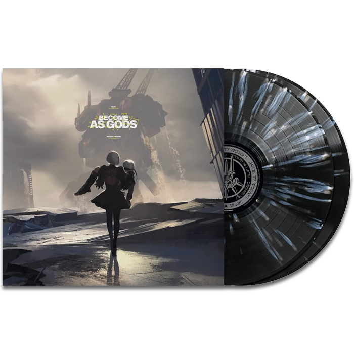vinyles nier become as gods visuel produit définitif bleu et beige
