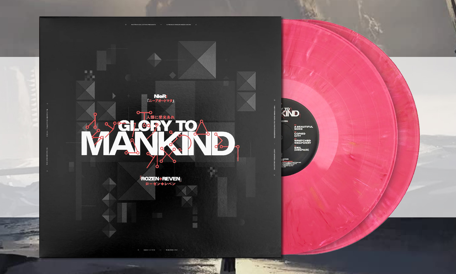 slider vinyles nier glory to mankind rose