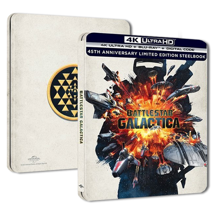 battlestar galactica 4k steelbook visuel produit définitif