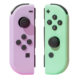 joy con pastel violet et vert visuel produit