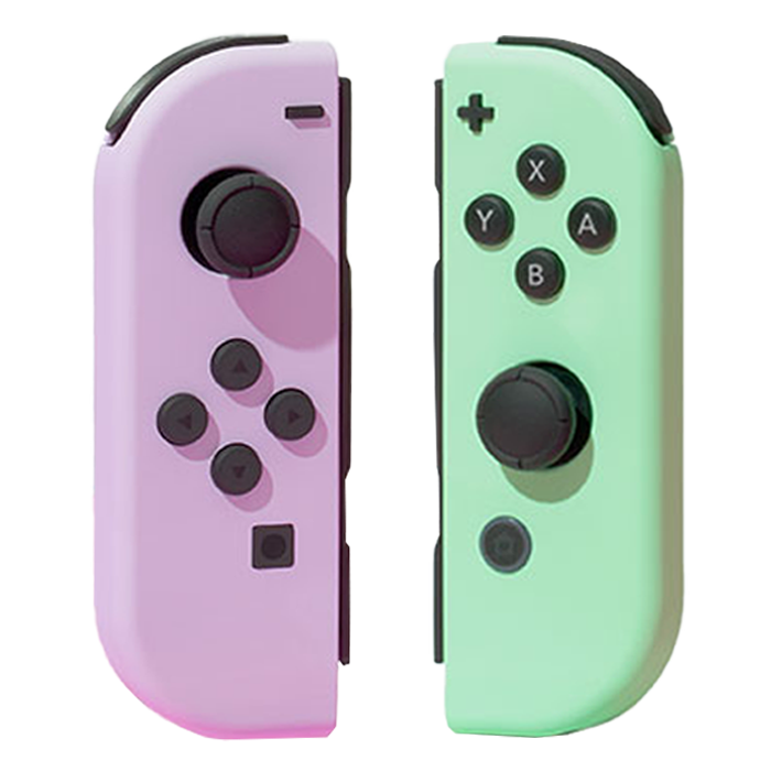 joy con pastel violet et vert visuel produit