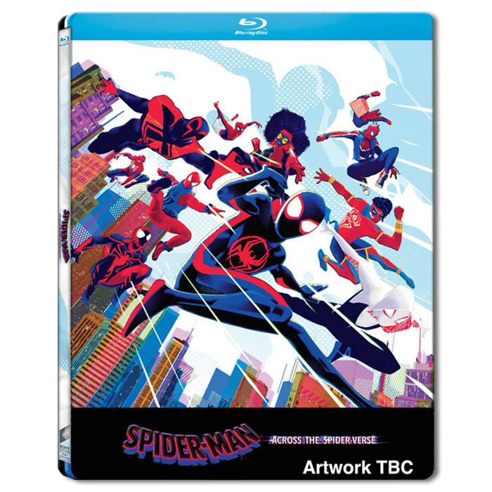 blu ray steelbook spider man across the spider verse visuel produit